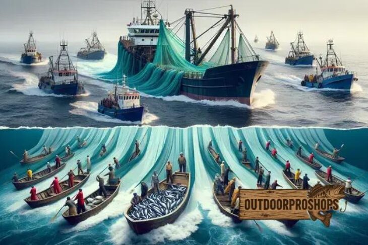 Pesca industrial vs pesca artesanal
