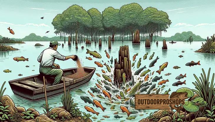 Como atrair mais peixes para sua área