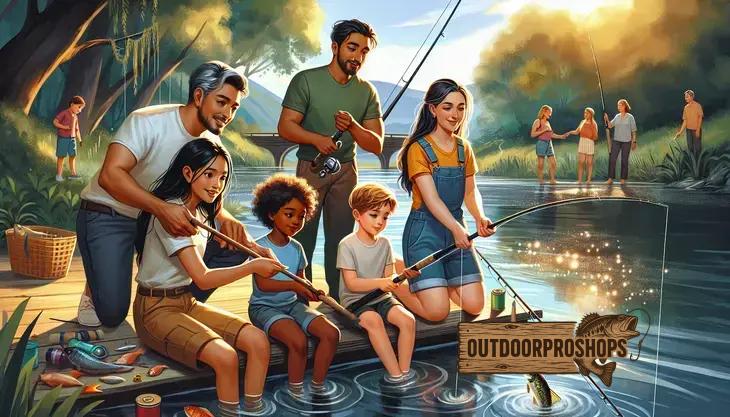 Pesca esportiva com crianças: o que ensinar