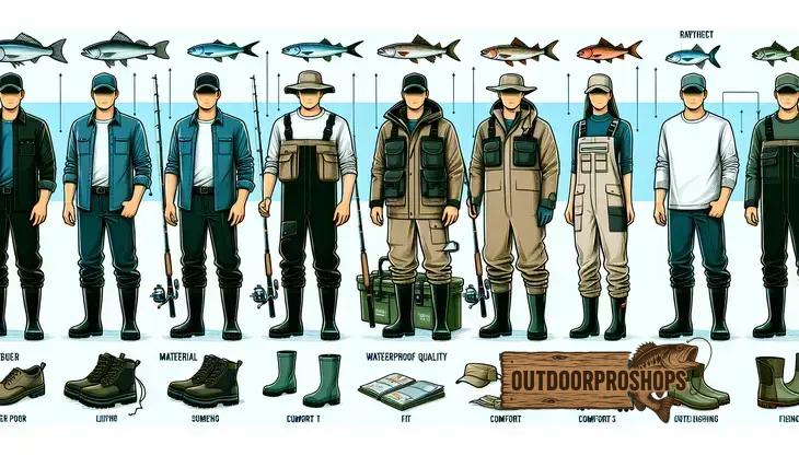 Dicas para escolher botas e vestuário de pesca