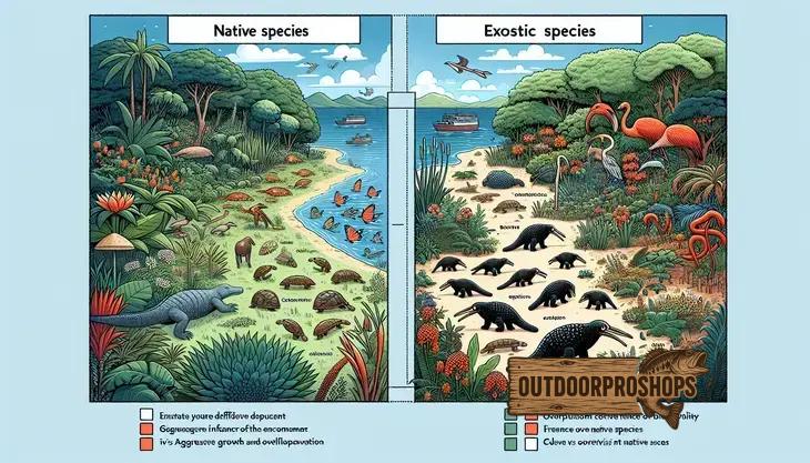 Diferença entre espécies nativas e exóticas