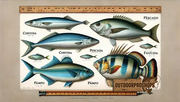 Peixes da Costa Brasileira: Corvina, Pescada, Pampo e Galo - Guia para Iniciantes.